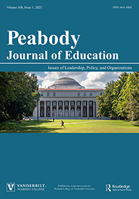 Cover of Peabody Journal of Education special issue on Educational Improvement Networks